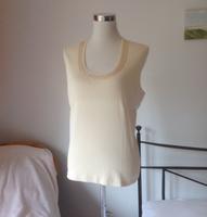 Olsen 48 Baumwolle Perlen Top beige Schleswig-Holstein - Norderstedt Vorschau