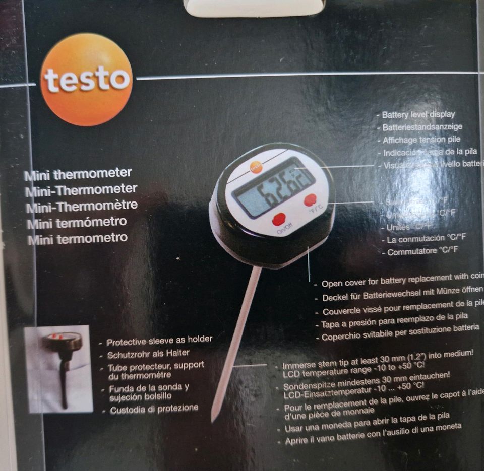 Mini Fleisch Thermometer Lebensmittel Thermometer Einstichthermom in Heinsberg