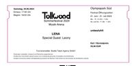 2x Online Ticket LENA Tollwood 29.06.2024 München - Moosach Vorschau