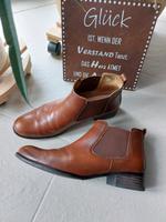 Gabor Chelsea Boots Gr. 8,5 braun/cognac Hessen - Heuchelheim Vorschau