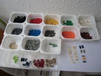 LEGO   - - -    Fliese 1x2 mit Noppe (mittig) Hessen - Bensheim Vorschau