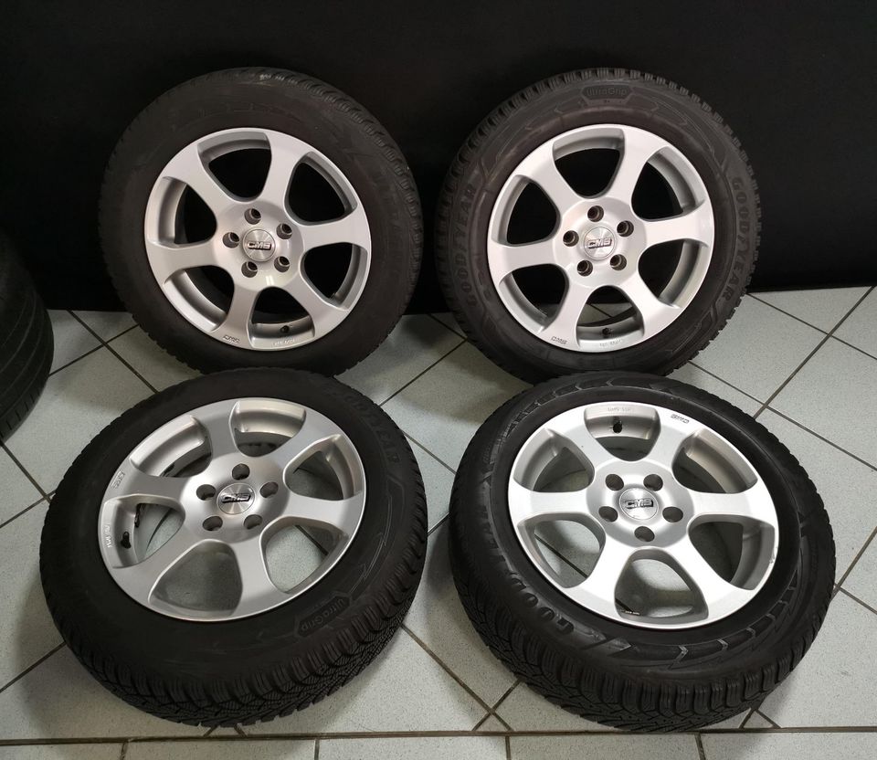 VW Touran CMS Alufelgen Winterreifen 205/60R16 A11 in Burscheid