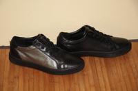 WOJAS NP 120€ Gr. 39  Sneaker echtes Leder schwarz/silber Niedersachsen - Jork Vorschau