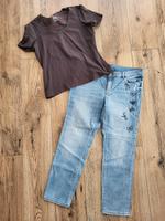 Sommerkombi Taifun Tshirt C&A Jeans Gr. 42 Schleswig-Holstein - Neumünster Vorschau
