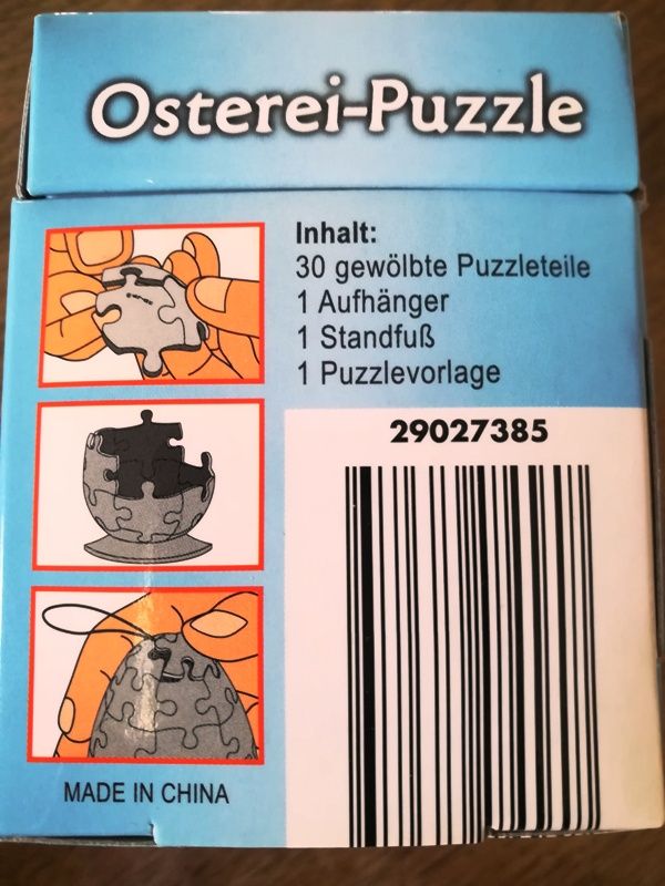 4 Osterei-Puzzlebälle, Ravensburger Lamm/Küken/Hasen/Hühner in Neunkirchen-Seelscheid