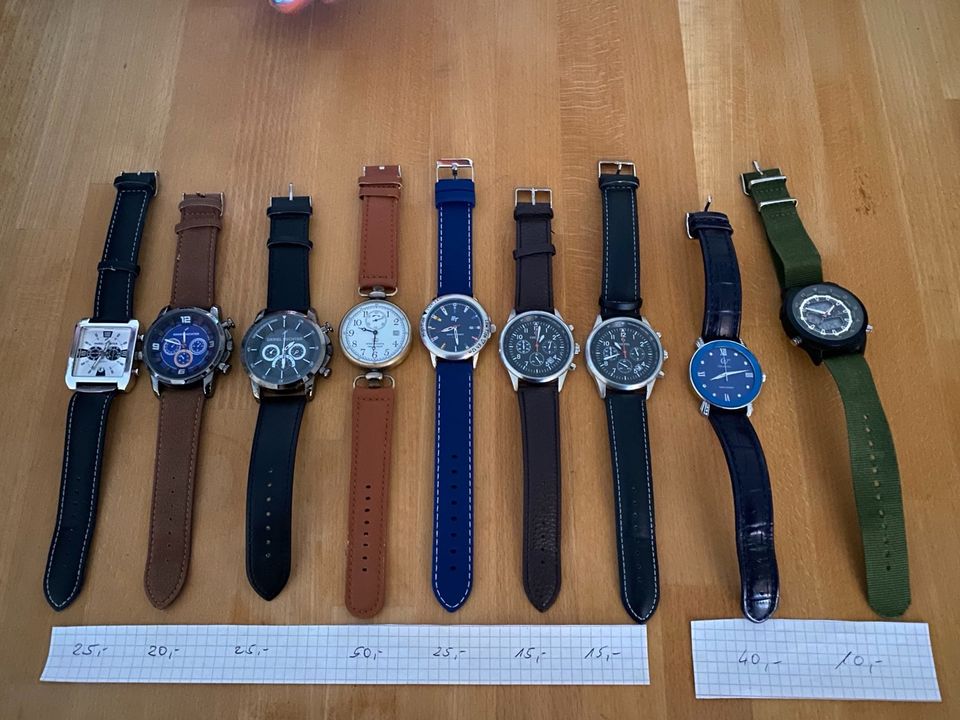 Armbanduhren Sammlung Daniel Hechter und andere in Soest