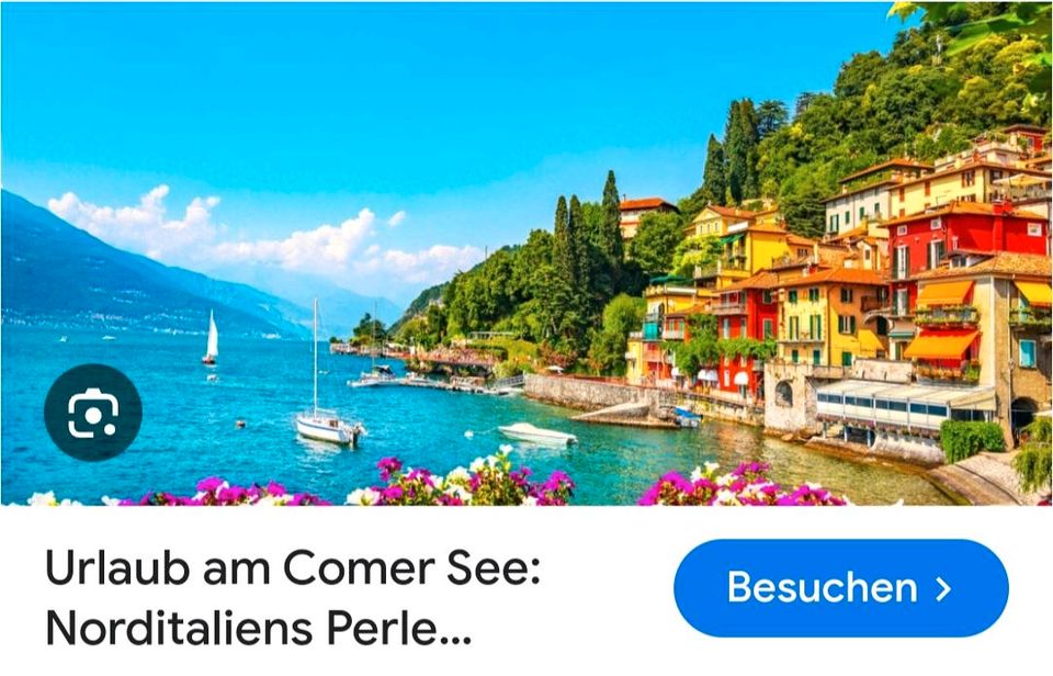 Bild ComerSee ITALIEN⭐Signiert= COMIM⭐ ÖL Gemälde Leinwand KUNST in Berlin