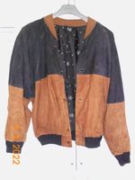 Lederjacke Blouson Jacke Herren Gr. 54 XL Wildleder marine cognac Kiel - Suchsdorf Vorschau