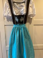 Dirndl in Braun + Türkis + Silber Gr.38 / M Bayern - Ingolstadt Vorschau