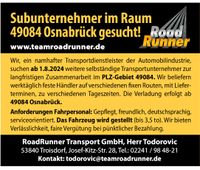 Subunternehmer im Raum 49084 Osnabrück gesucht! Niedersachsen - Osnabrück Vorschau