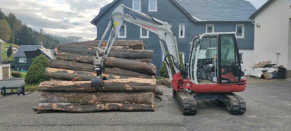 Minibagger Takeuchi TB 250-2 mieten 5,2t in Sonneberg