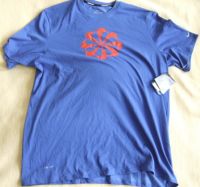 Nike TShirt Laufshirt Run T-Shirt Running Shirt Blau DriFit L Neu Berlin - Schöneberg Vorschau