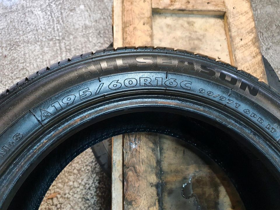 2022 8,7mm Ganzjahresreifen Winterreifen 2x 195/60 R16C 99/97 - 1 in Sindelfingen