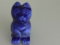 KATZE FIGUR GRAVUR AUS MARMOR KATZENAUGE BLAU FARBE Elberfeld - Elberfeld-West Vorschau