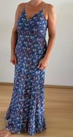 MEXX MAXIKLEID S 36 Blume floral y2k blau vintage Sommer retro Baden-Württemberg - Aichtal Vorschau