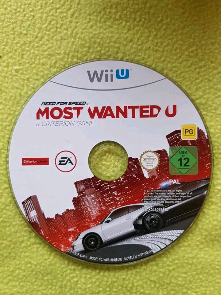 Wii u Need for Speed Most Wanted in Geldern