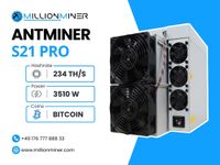 BITMAIN ANTMINER S21 PRO (234TH / 3510W) Bitcoin Miner Berlin - Köpenick Vorschau