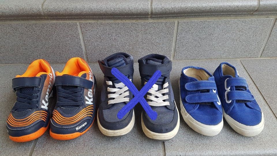 2x Turn Schuhe Halbschuhe Knöchelschuhe Sneakers Jako-o Kempa 28 in Dresden