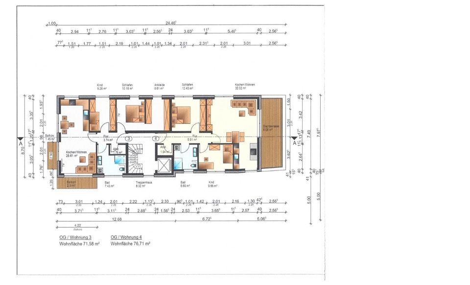3-Zimmer-Wohnung im Neubau zu vermieten in Delmenhorst in Delmenhorst