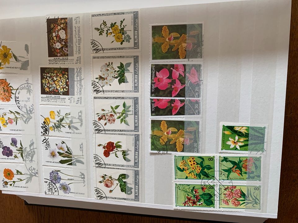 Briefmarken Blumenmotive in Lengerich