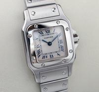 Cartier Santos Galbee Silver Blue Roman Index SM inkl. Box Baden-Württemberg - Offenburg Vorschau