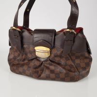 Louis Vuitton Tasche LV Damier Karo Leder braun gold vintage Friedrichshain-Kreuzberg - Friedrichshain Vorschau