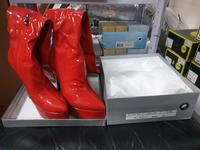 Damen Plateau Lack Overknee Stiefel Rot Gr. 39 Neu Bonn - Tannenbusch Vorschau