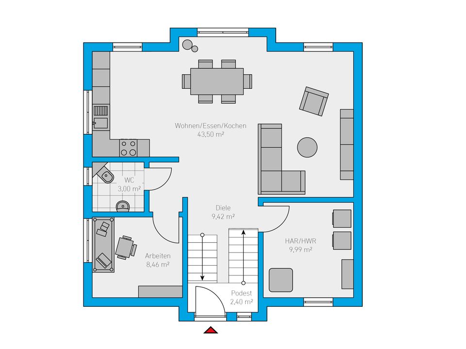 Lebensmittelpunkt, was sonst! - Einfamilienhaus in Schwalbach in Schwalbach