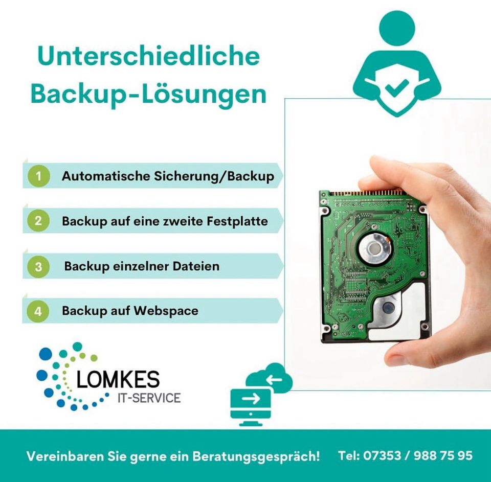 ✅ Datensicherung / Datenrettung ✅ Backup ✅ IT-Service in Wain