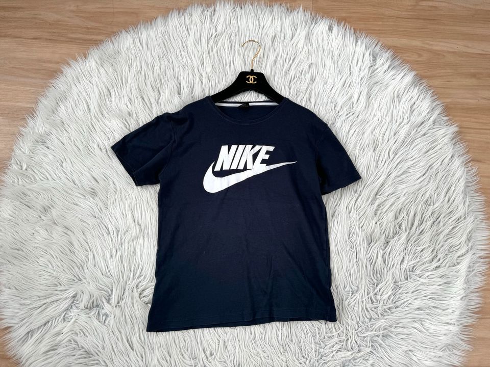 Retro Nike t-shirt Logo rundhals Top Shirt Druck print in Düsseldorf