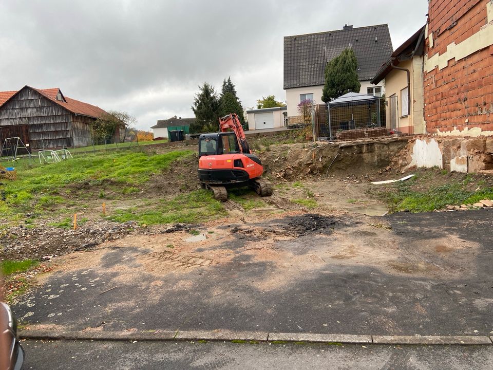 Bagger Arbeit , Pflaster Arbeit , Gartenbau,Terrasse Bau in Fulda