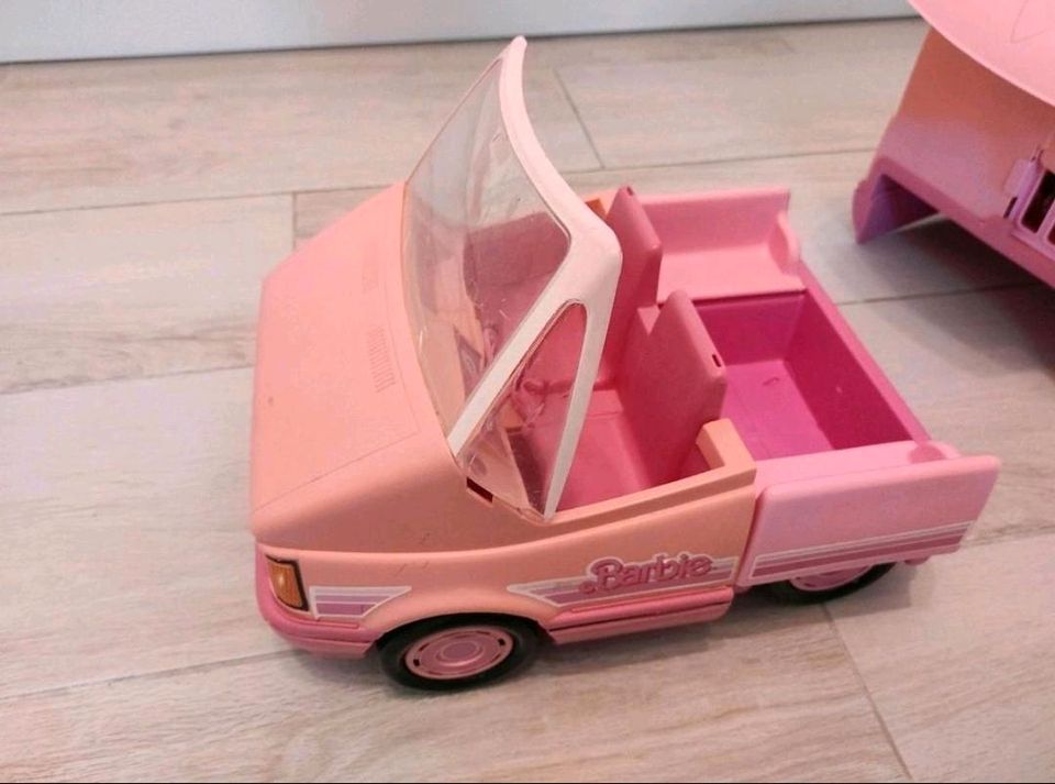 Barbie Wohnmobil 90er Jahre Camper Auto Campingwagen in Alpen