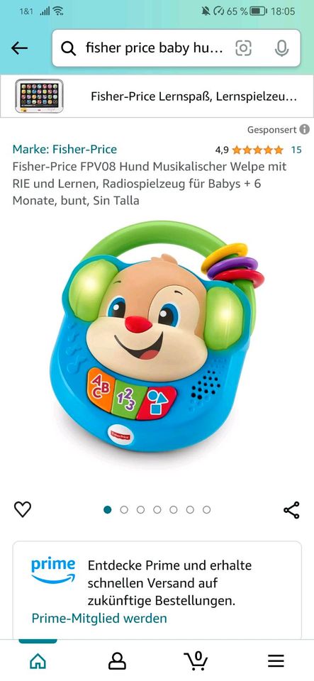 Fisher price Baby Klavier Musik Hund Spielzeug Baby in Berlin