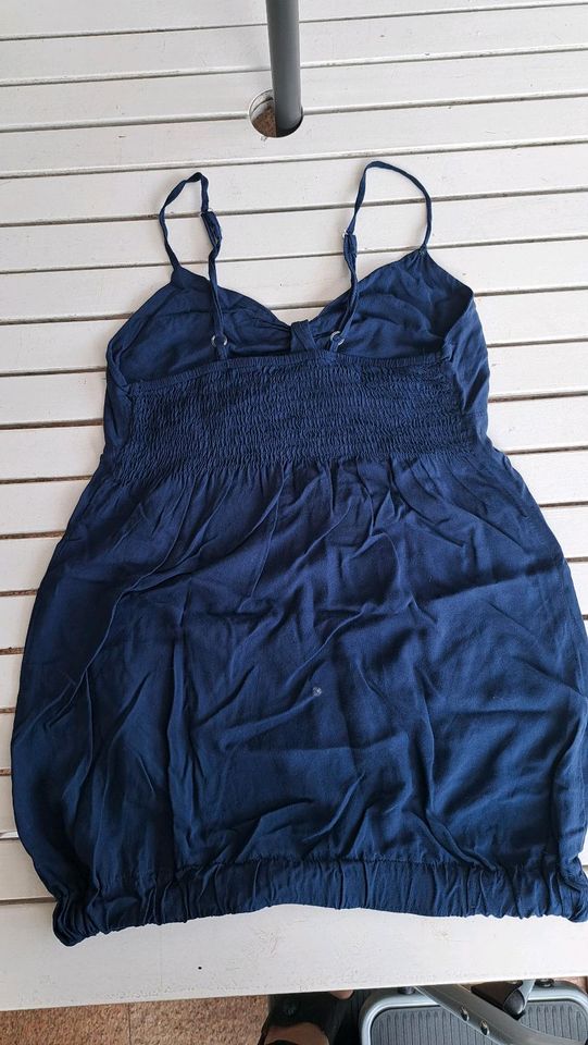 Kleid ca. Gr. 34/ 36 oder 158/ 164 dunkel blau Mini Sommerkleid in Stephanskirchen