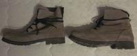 Gr. 41: Leder-Stiefeletten, hellbraun "Catwalk"+schwarz "Sansibar München - Trudering-Riem Vorschau