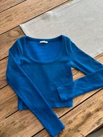 Bershka Oberteil LA Oberteil XS blau bauchfrei cropped Nordrhein-Westfalen - Dorsten Vorschau