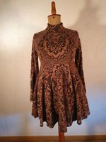 Minikleid Free People XS brau Muster Hippie Thüringen - Dachwig Vorschau