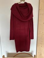 Strickkleid Rubinrot neu 36/38 mit Kragen/ Kapuze Nordrhein-Westfalen - Minden Vorschau