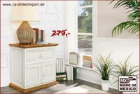 Kommode Nachttisch MEXICO Weiß / Natur, Landhausstil, Shabby Chic Dortmund - Hörde Vorschau