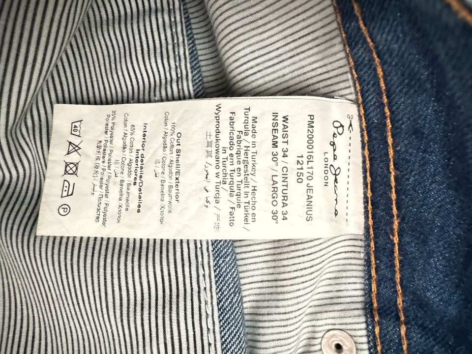 Pepe Jeans Hose Größe W34L30 in Siegburg