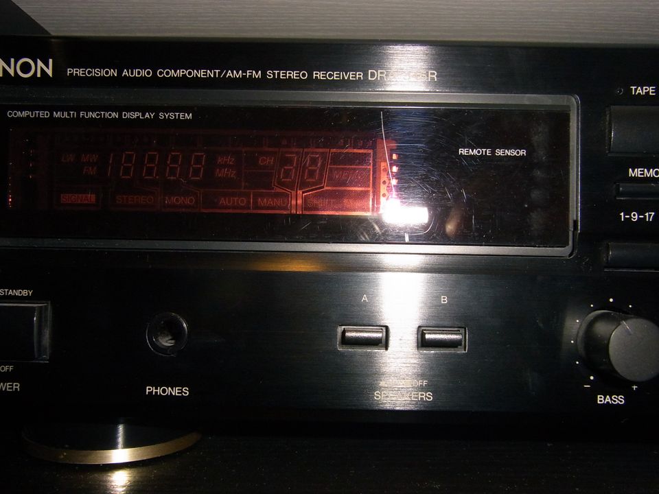 Denon Stereoanlage CD Player Kassette Receiver DRA-345R, DCD-690 in Neuss