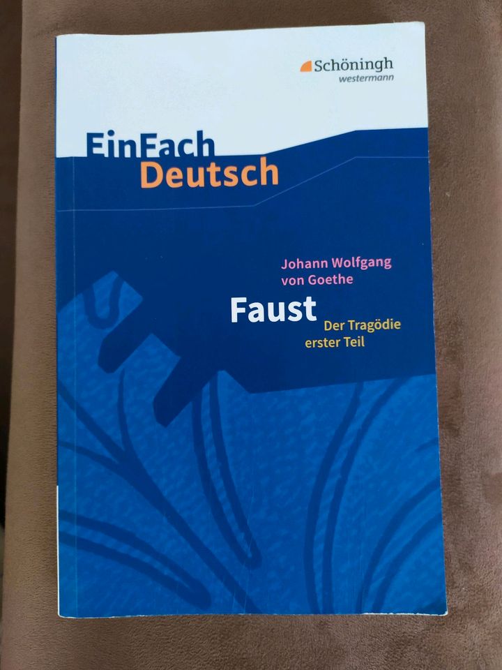 Ein Fach Deutsch, Faust, Goethe, inkl. Versand in Bramsche