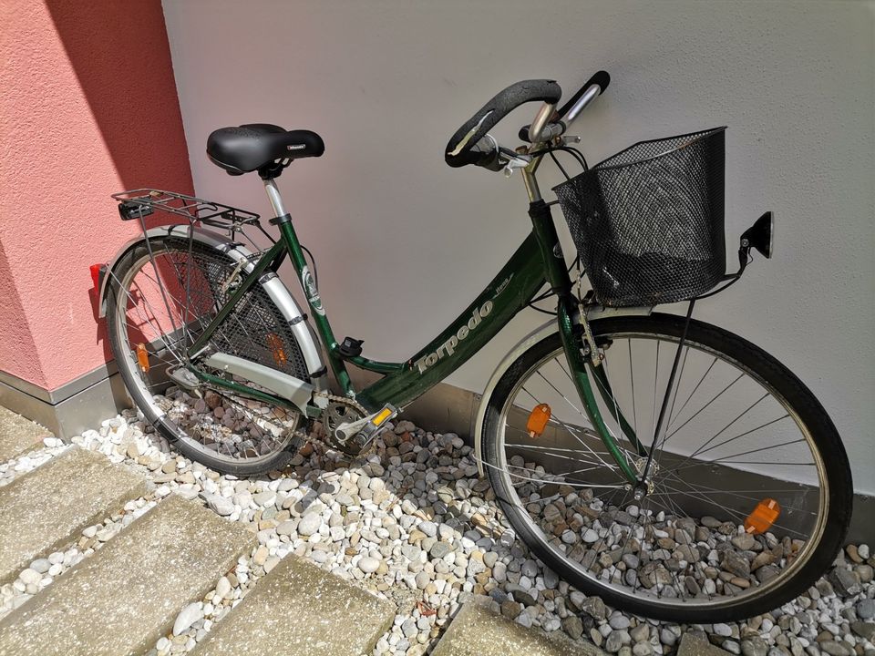 27er Fahrrad dunkelgrün, Torpedo, 7er Gangschaltung in München
