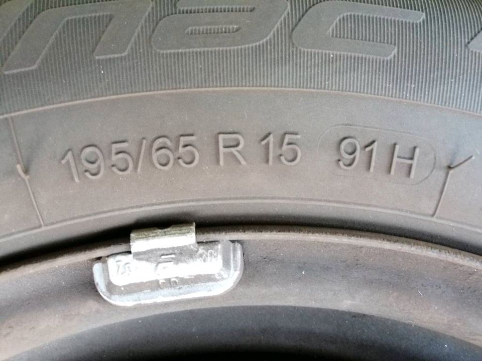 4x Sommerreifen  195/ 65 R15 Zoll in Peine