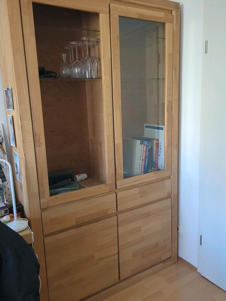 Schrank Vitrine 120x37,5x208 in München