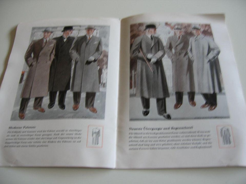 Gustav Scheid Moden-Album 1935 Uniform Werbung 2 WK Kleidung in Sulzheim