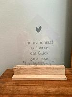 Geschenk Deko Plott Wunschtext Holz Aufsteller Haus  Text Eimsbüttel - Hamburg Schnelsen Vorschau