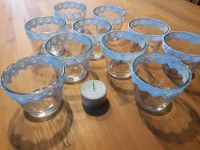 Bis zu 30 Teelicht Gläser mit weißer Bordüre Schleswig-Holstein - Flintbek Vorschau