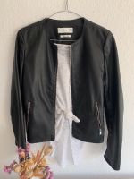 Schwarze Lederjacke von Mango S 36 Bikerjacke Hannover - Mitte Vorschau