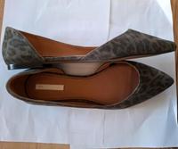 H&M Premium Leder Ballerina 40 Leoprint Animalprint Flats Spitz Freiburg im Breisgau - March Vorschau
